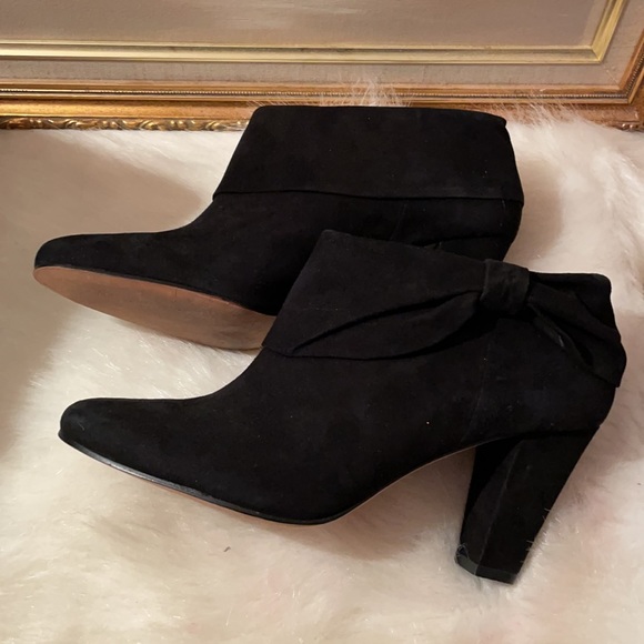 Kate Spade ♠️ black suede booties. Size 10. FIRM - Picture 10 of 10
